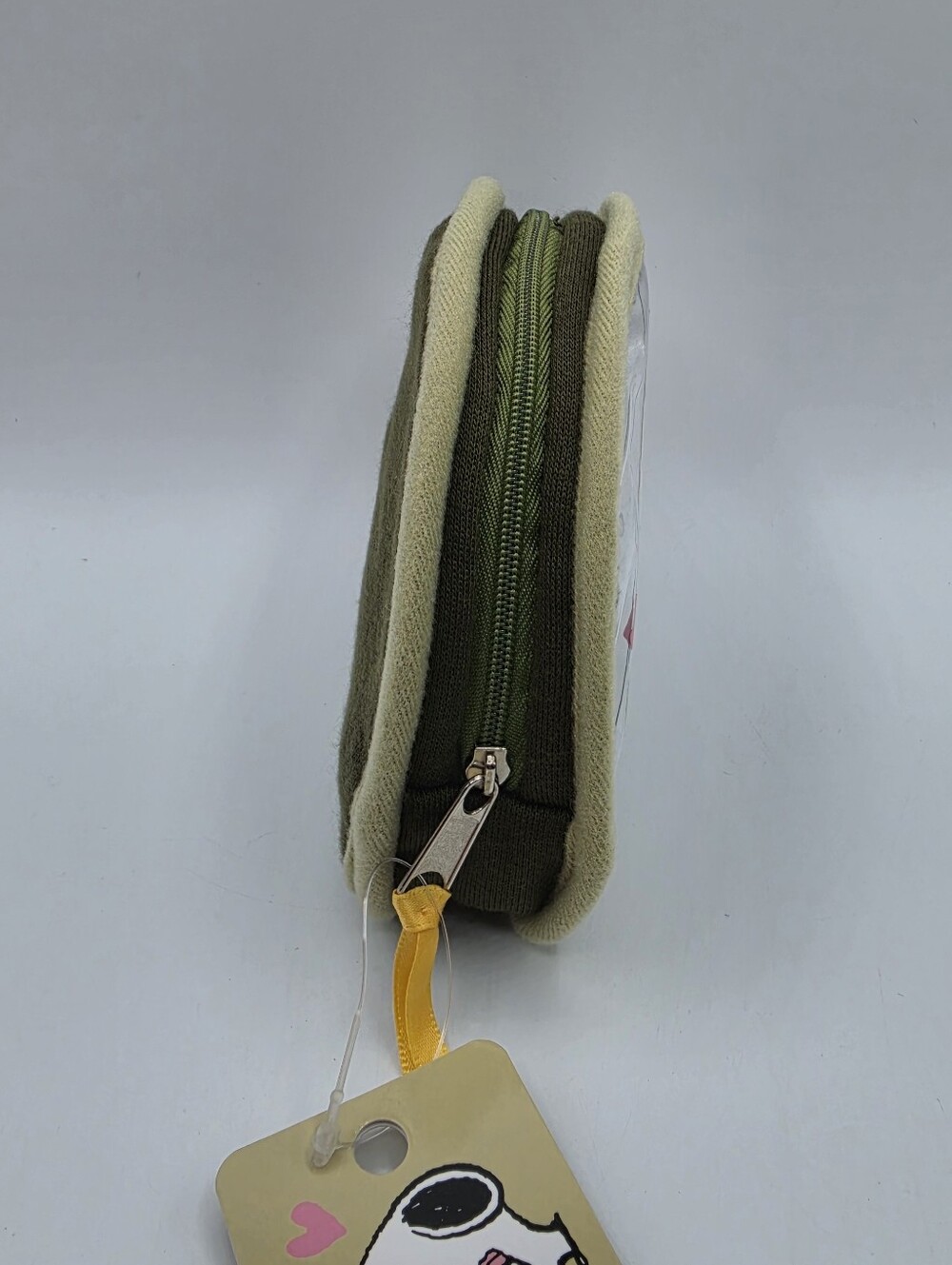 Peanuts Snoopy Plush Accessories Makeup Pouch Green White - Picture 6 of 9